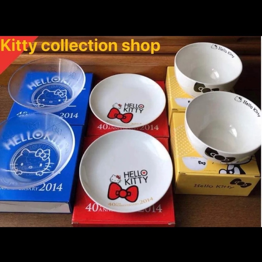 Bundle 6pcs + 1 bonus  trinket tray Hello Kitty